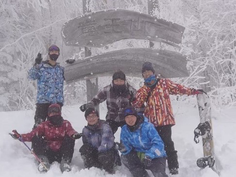 高校の友達とスキー旅行！